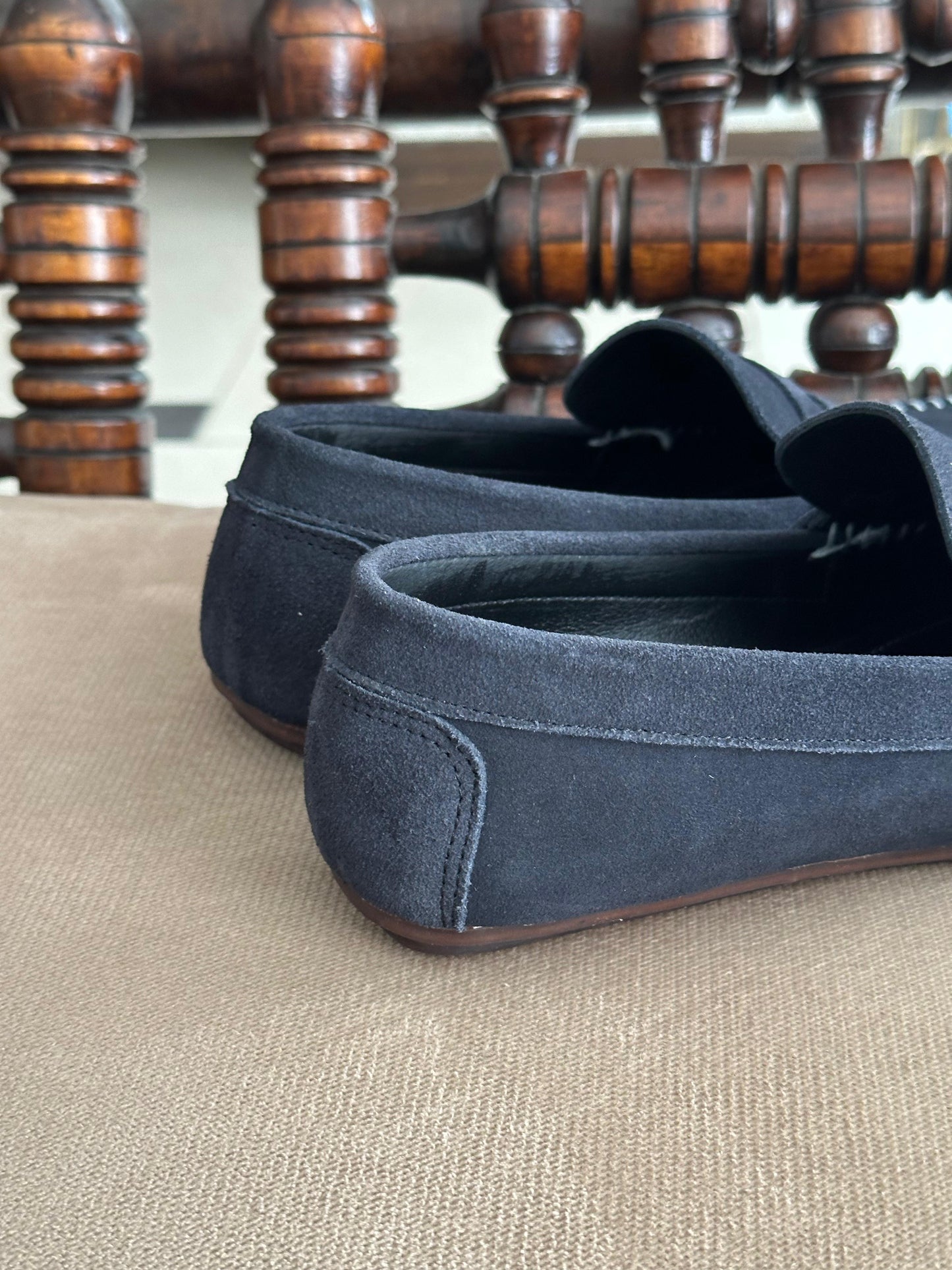 Suede mocc