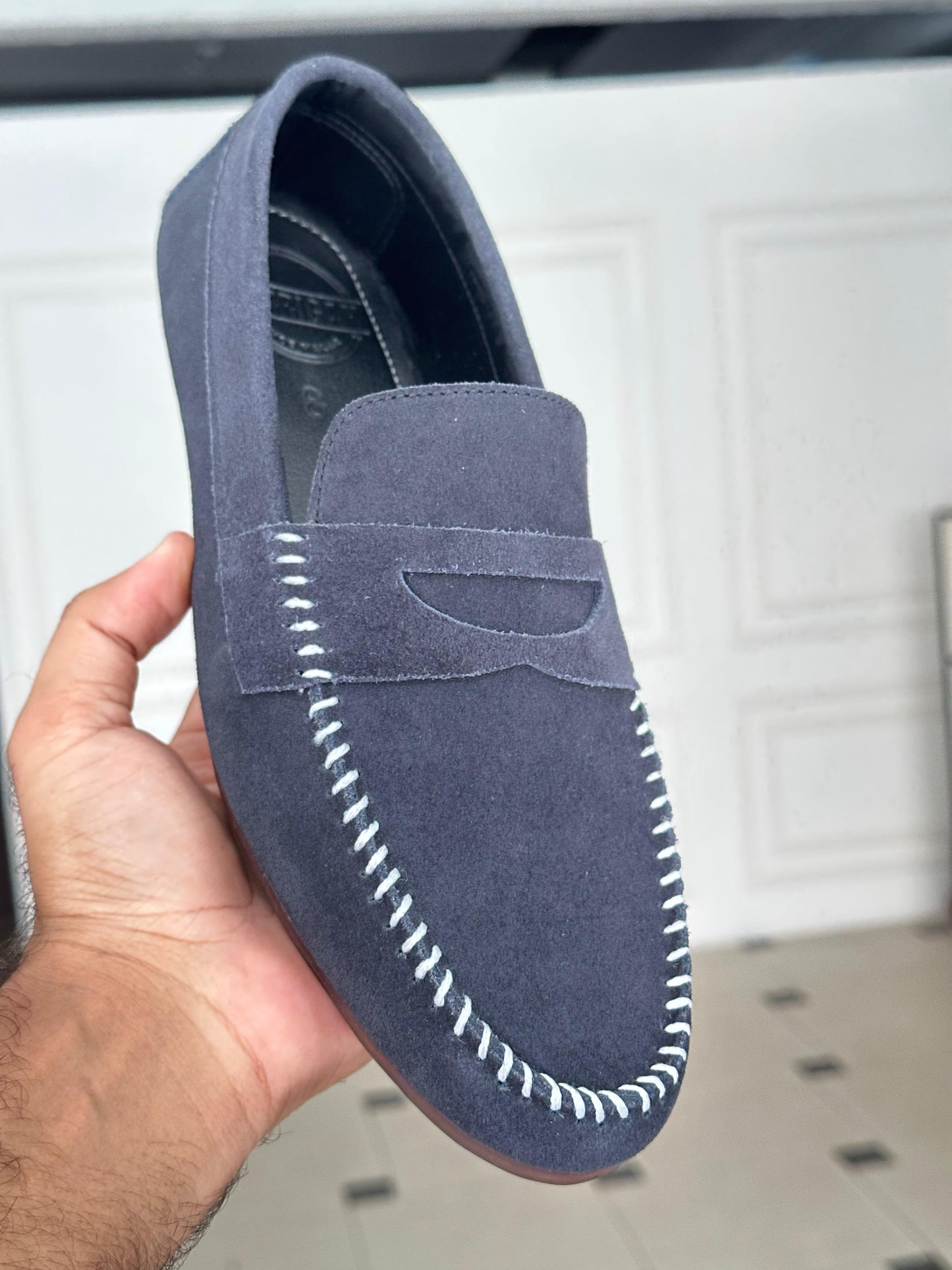 Suede mocc