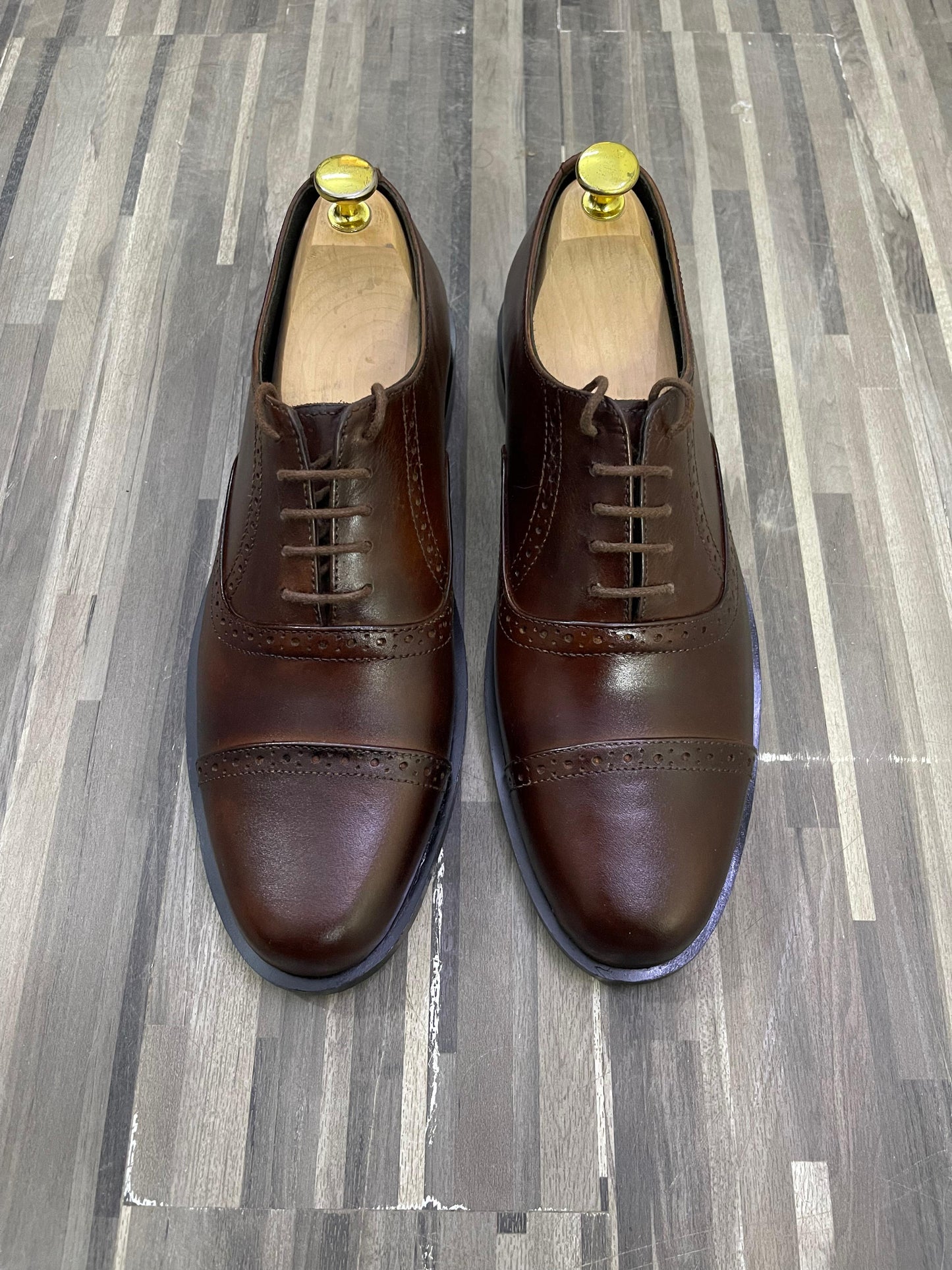 SEMI BROGUE TAN