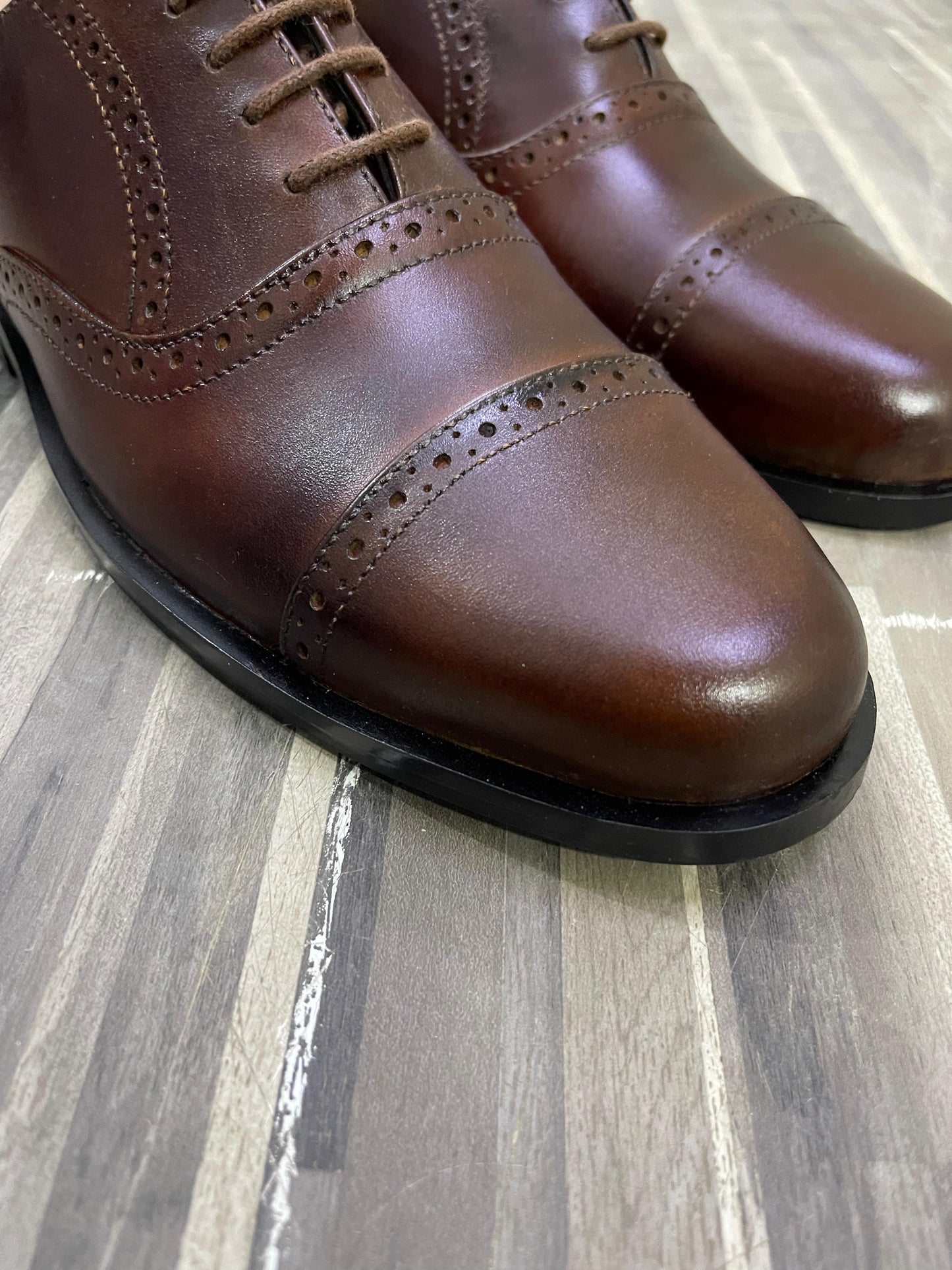 SEMI BROGUE TAN