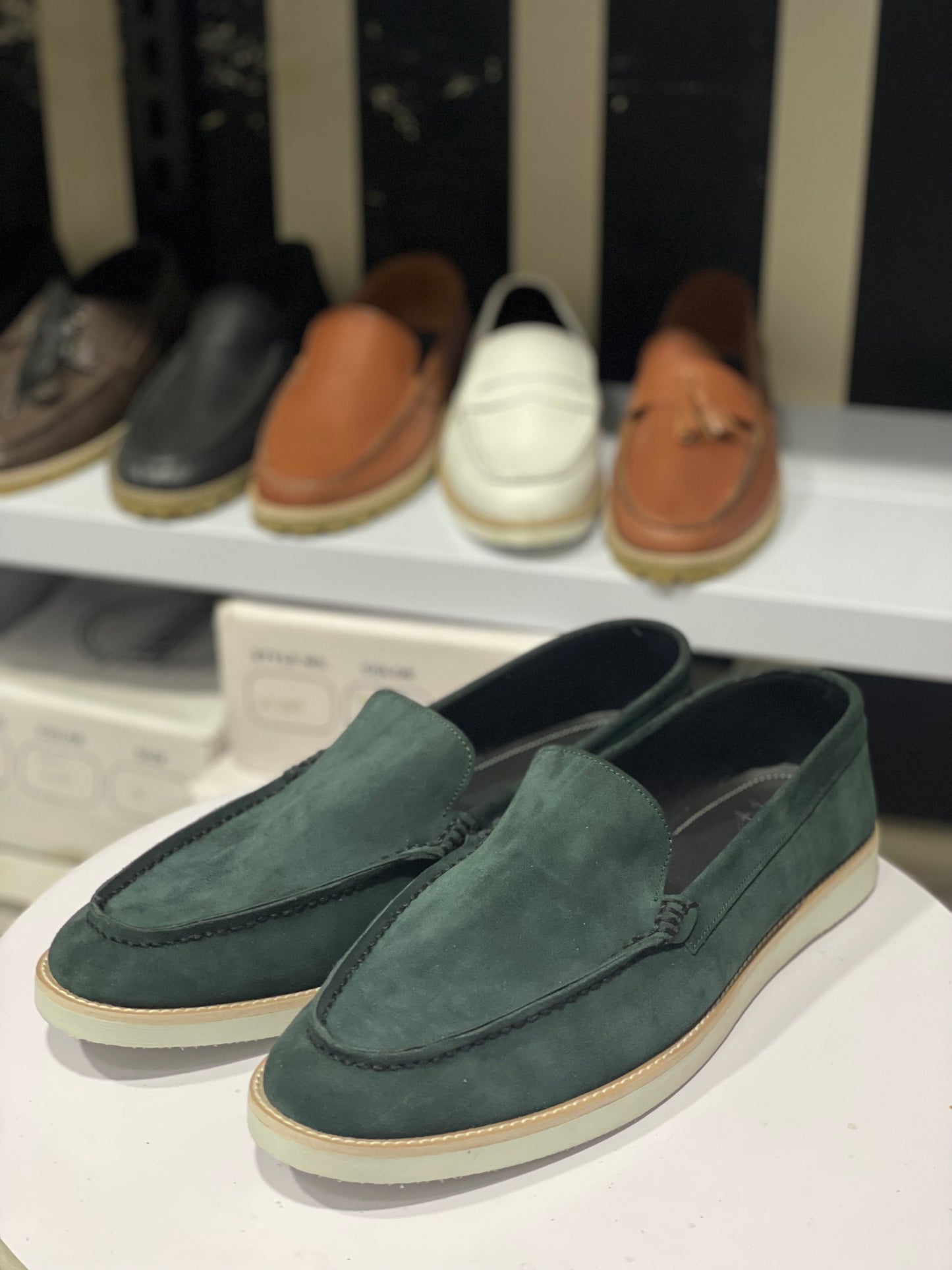 GREEN-SUEDE-MOCASSIN