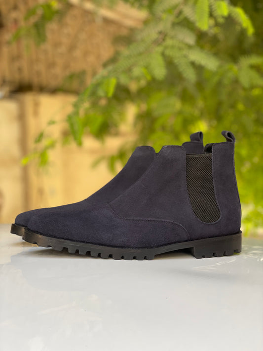 BOOT-SUEDE-BLU