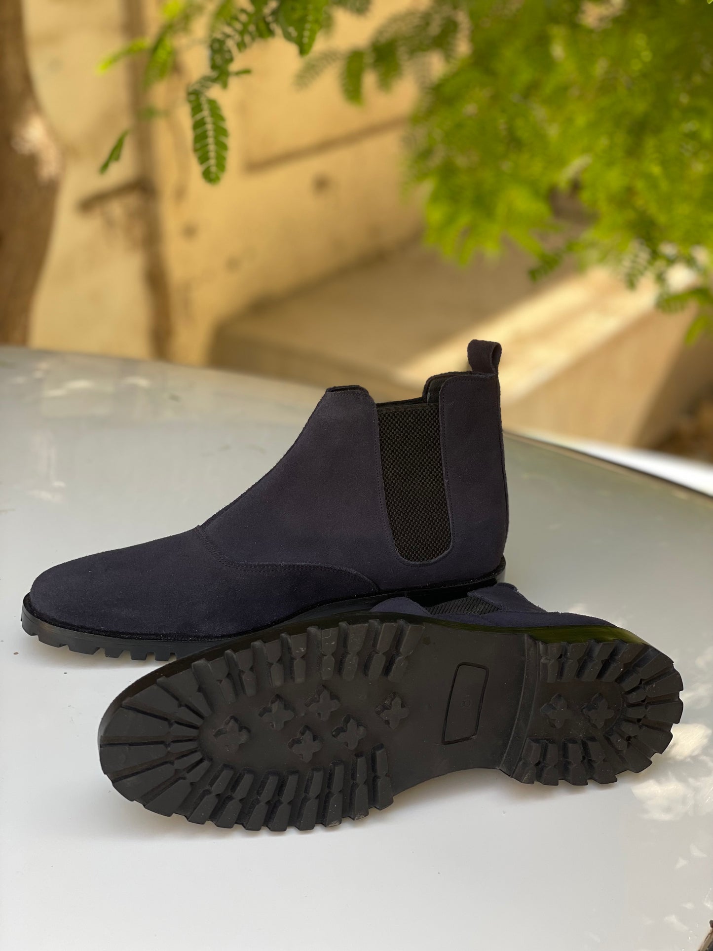 BOOT-SUEDE-BLU