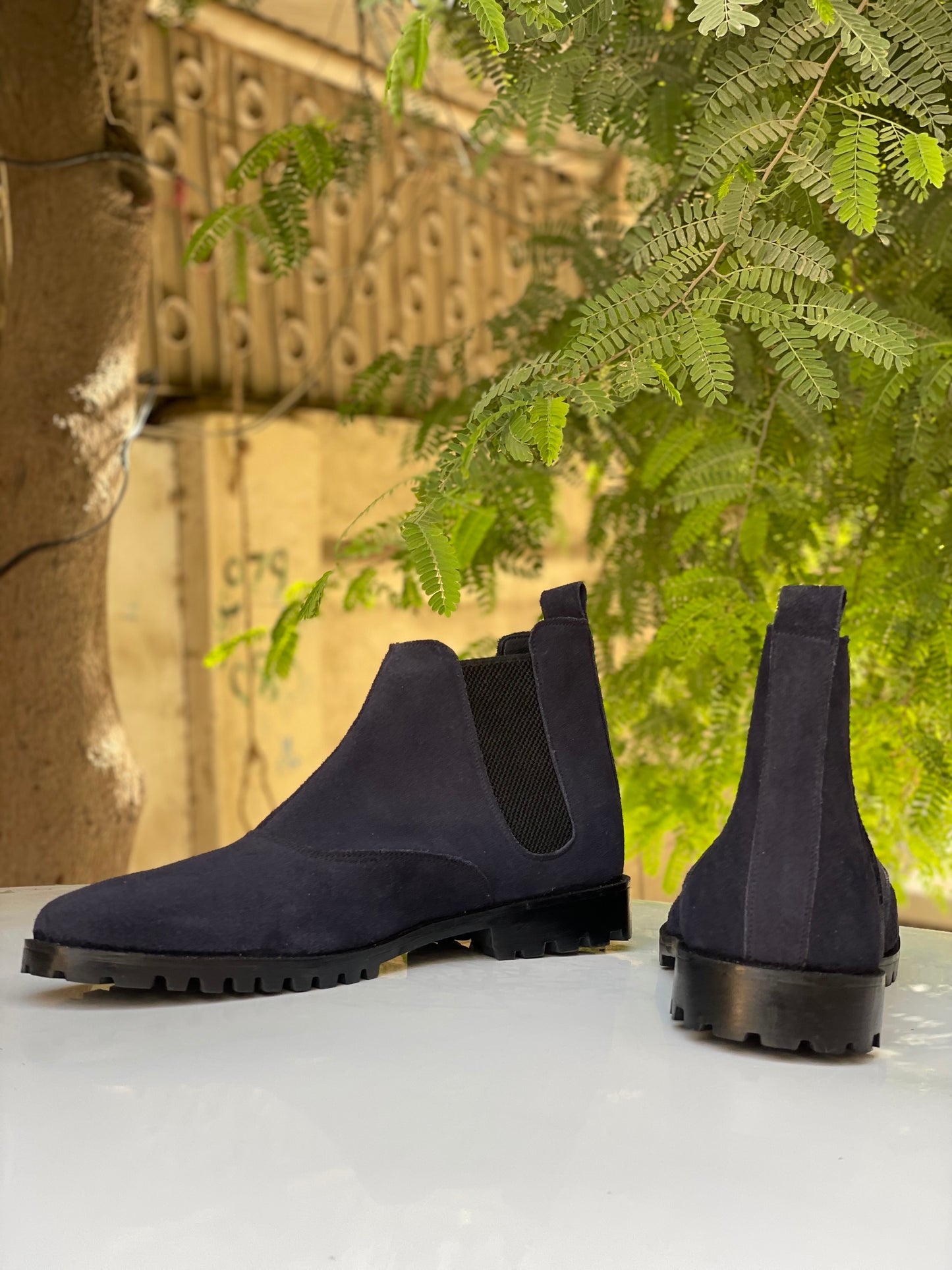 BOOT-SUEDE-BLU