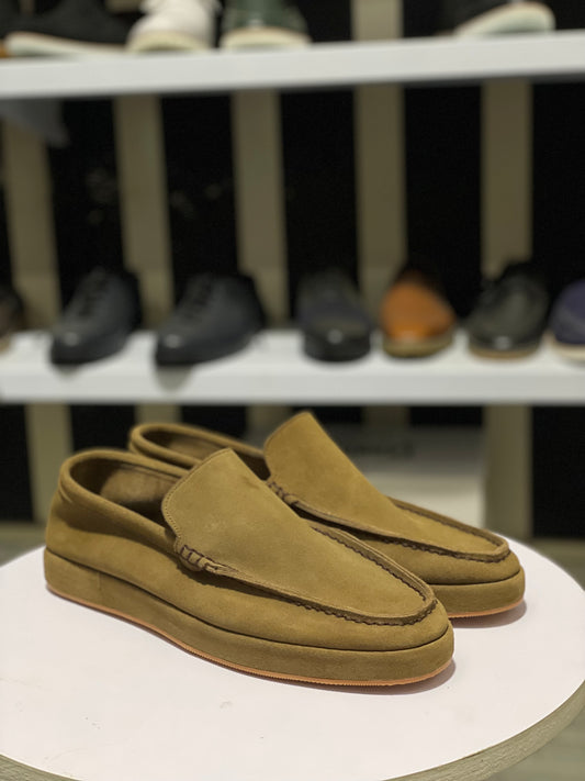 BROWN SUEDE LOAFER