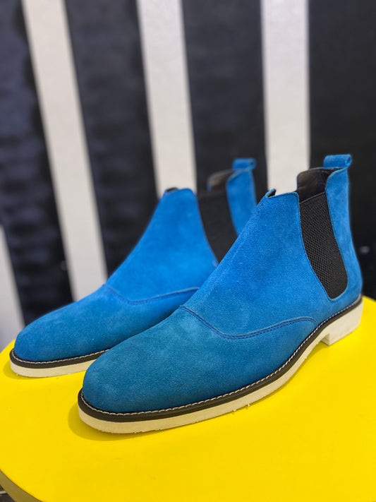 Blue Chelsea Boot