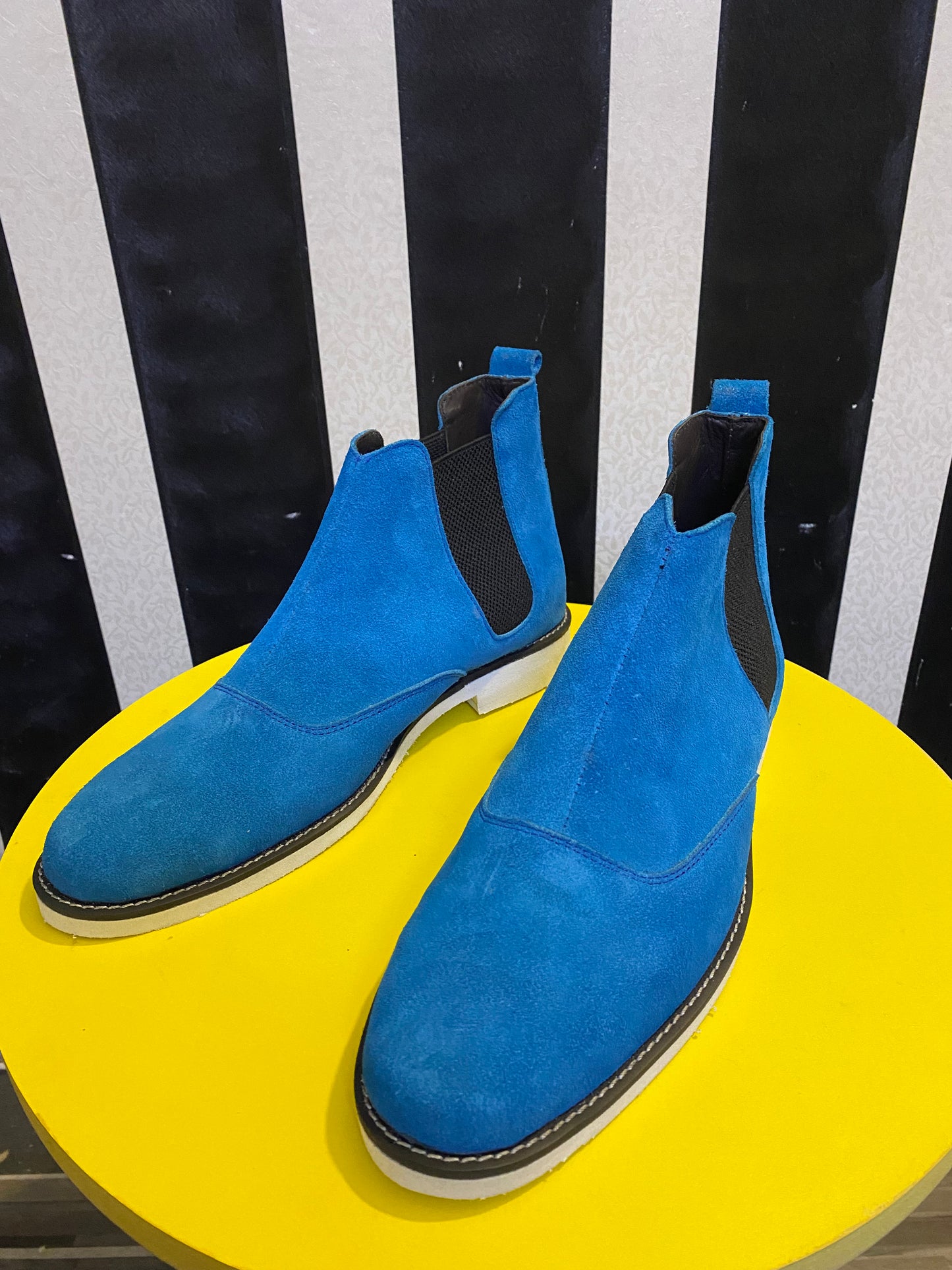 Blue Chelsea Boot