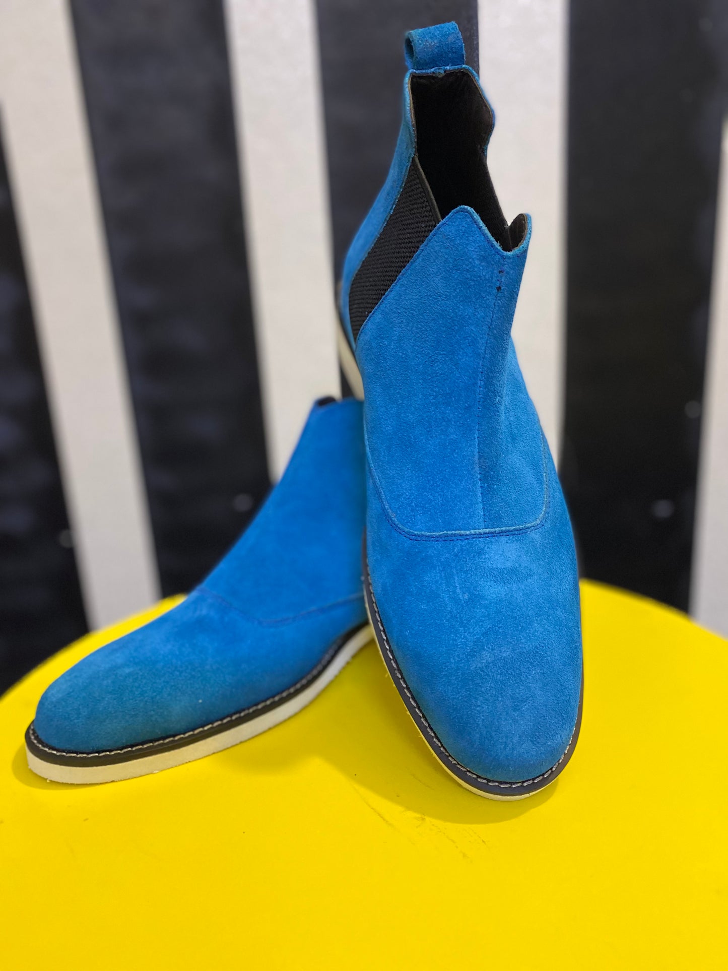 Blue Chelsea Boot