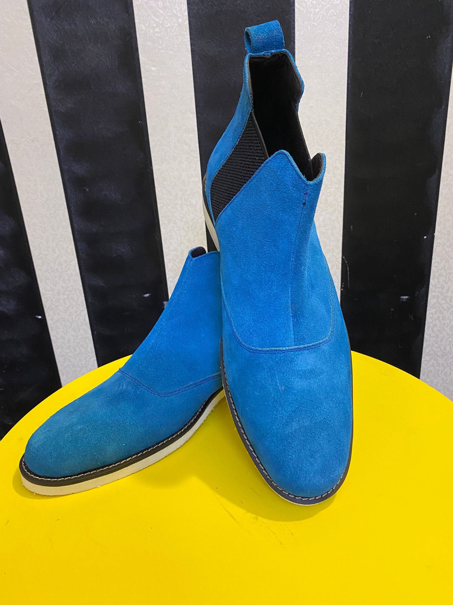 Blue Chelsea Boot