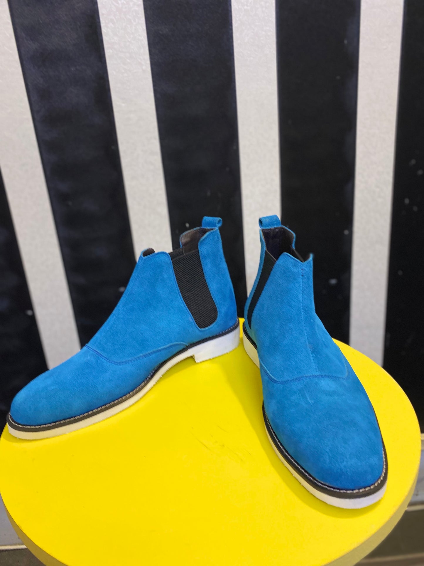 Blue Chelsea Boot