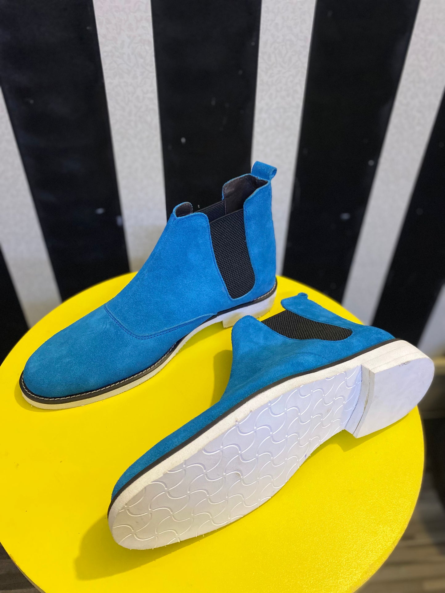 Blue Chelsea Boot