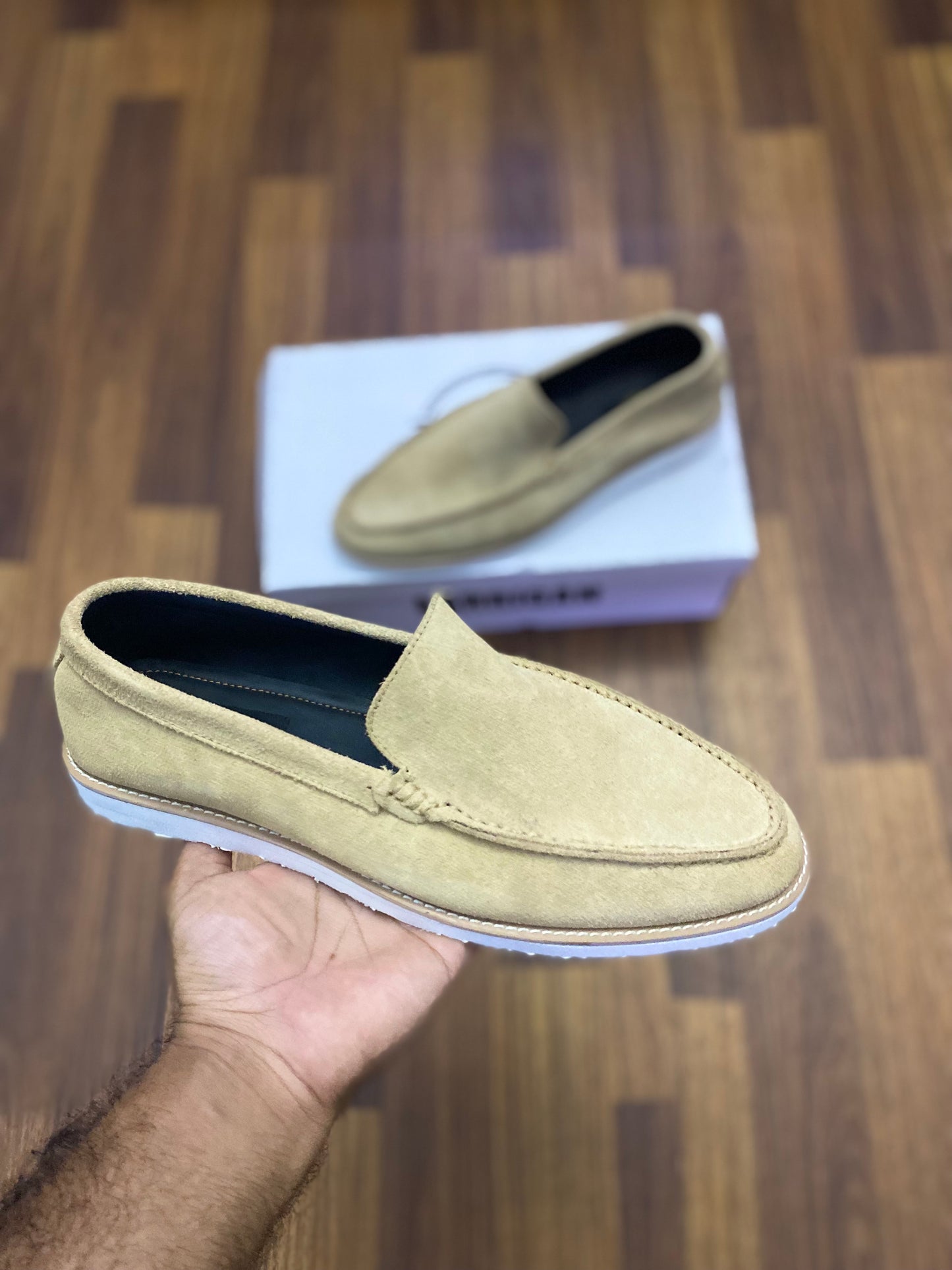 Beige Moccasin-8006