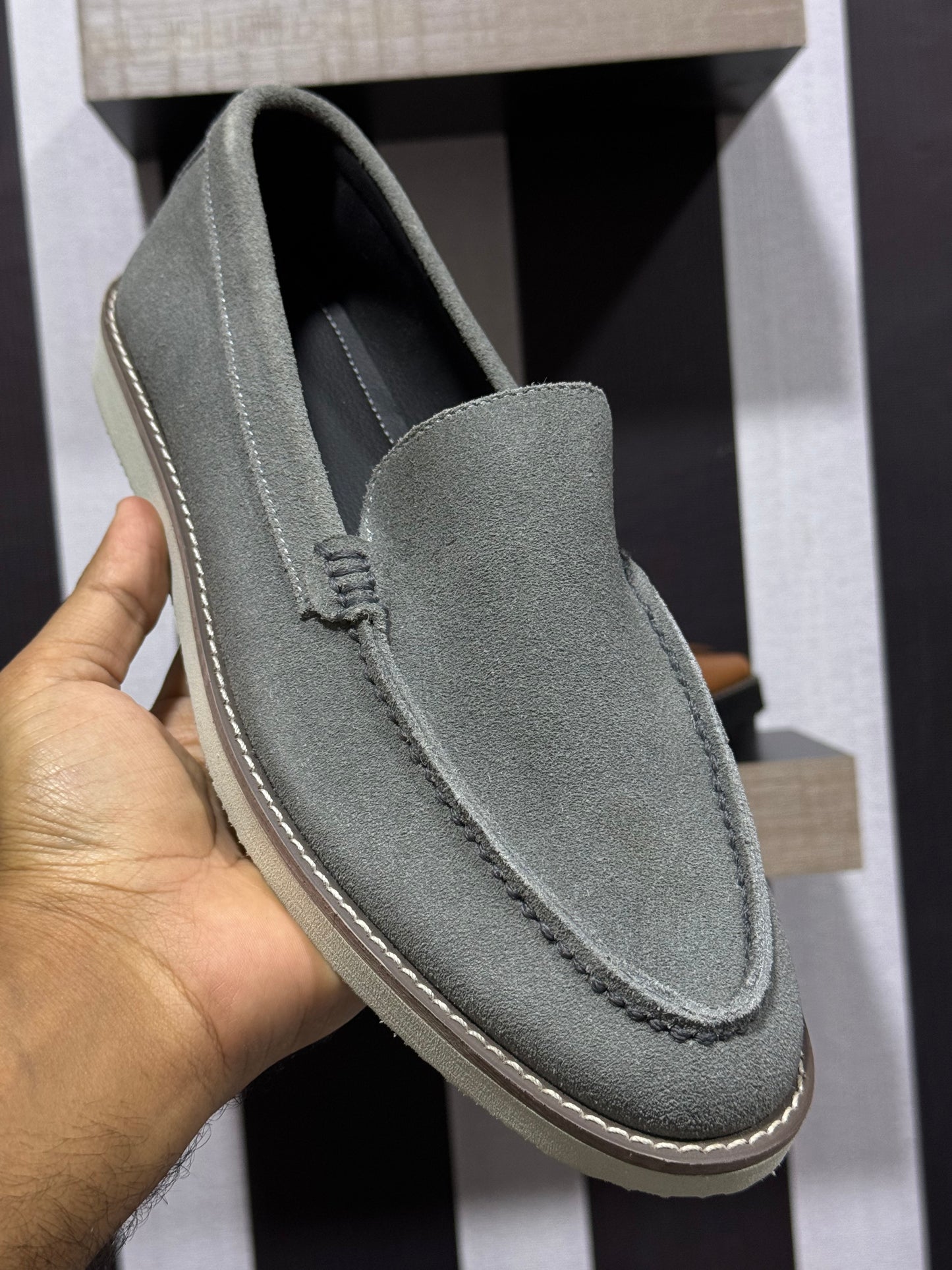 SUEDE MOCASSIN-8081