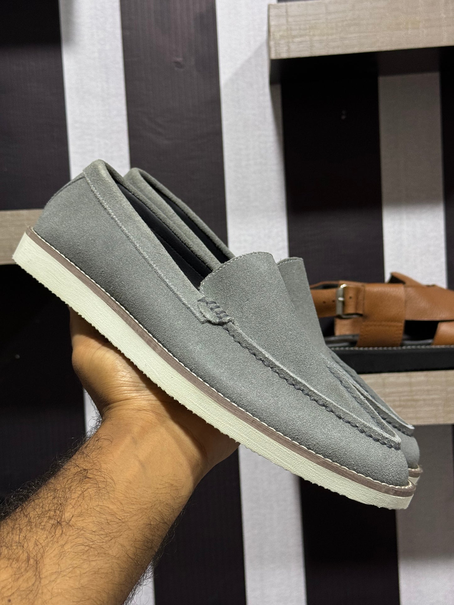 SUEDE MOCASSIN-8081