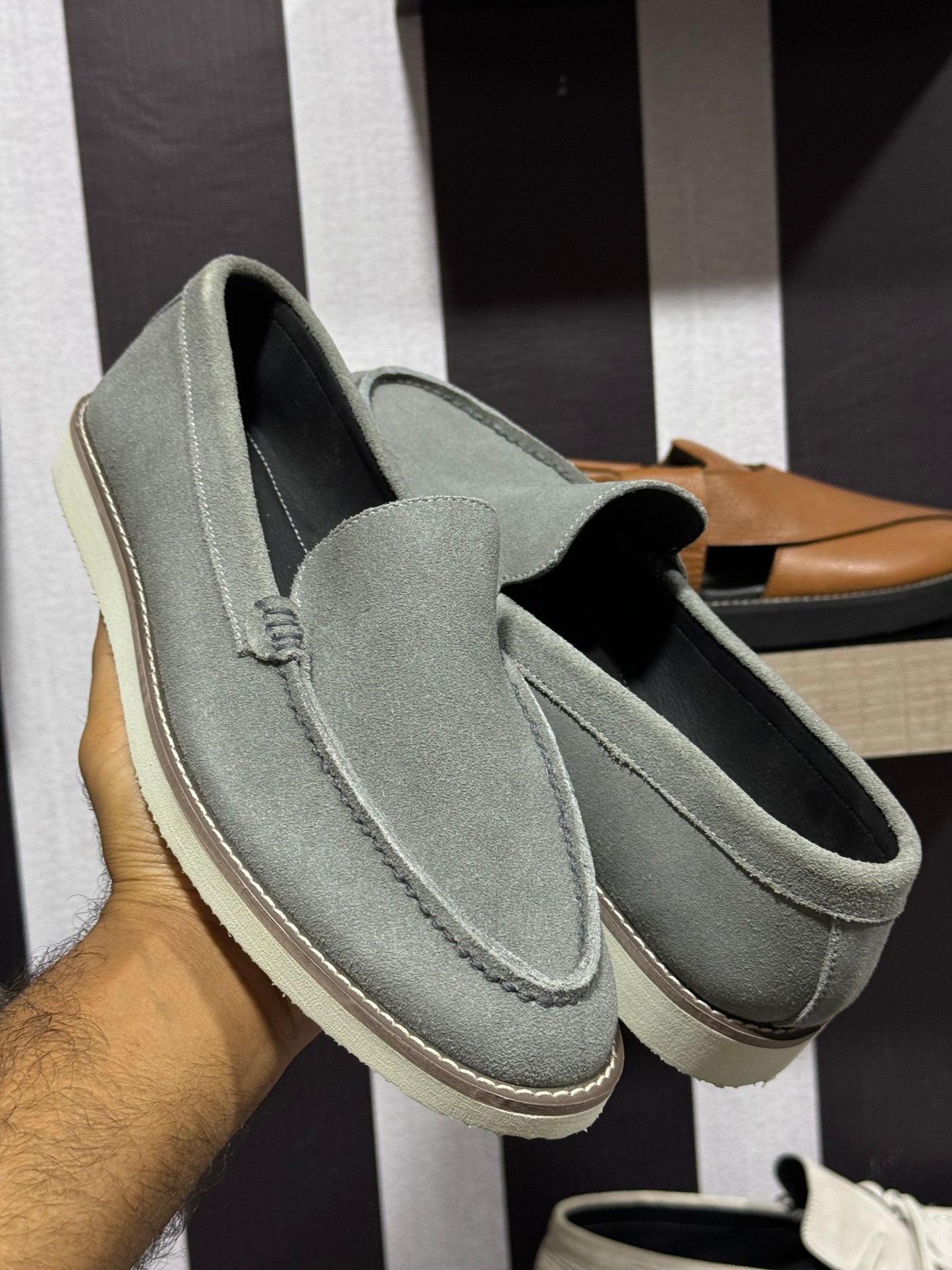 SUEDE MOCASSIN-8081