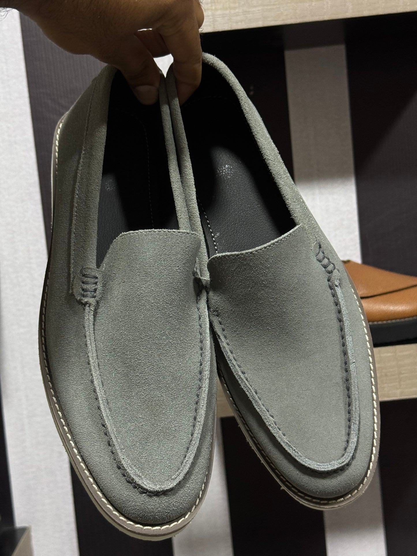 SUEDE MOCASSIN-8081