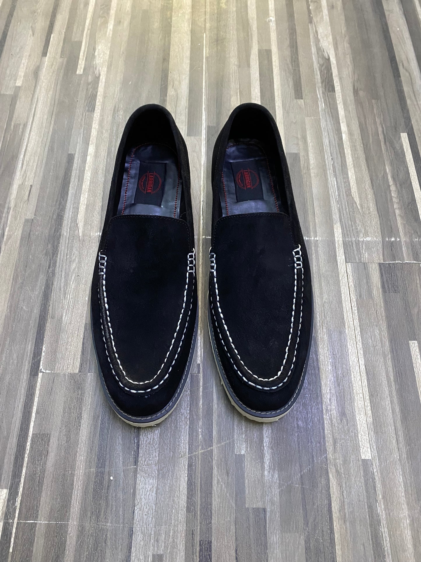 Black Suede Leather Shoe