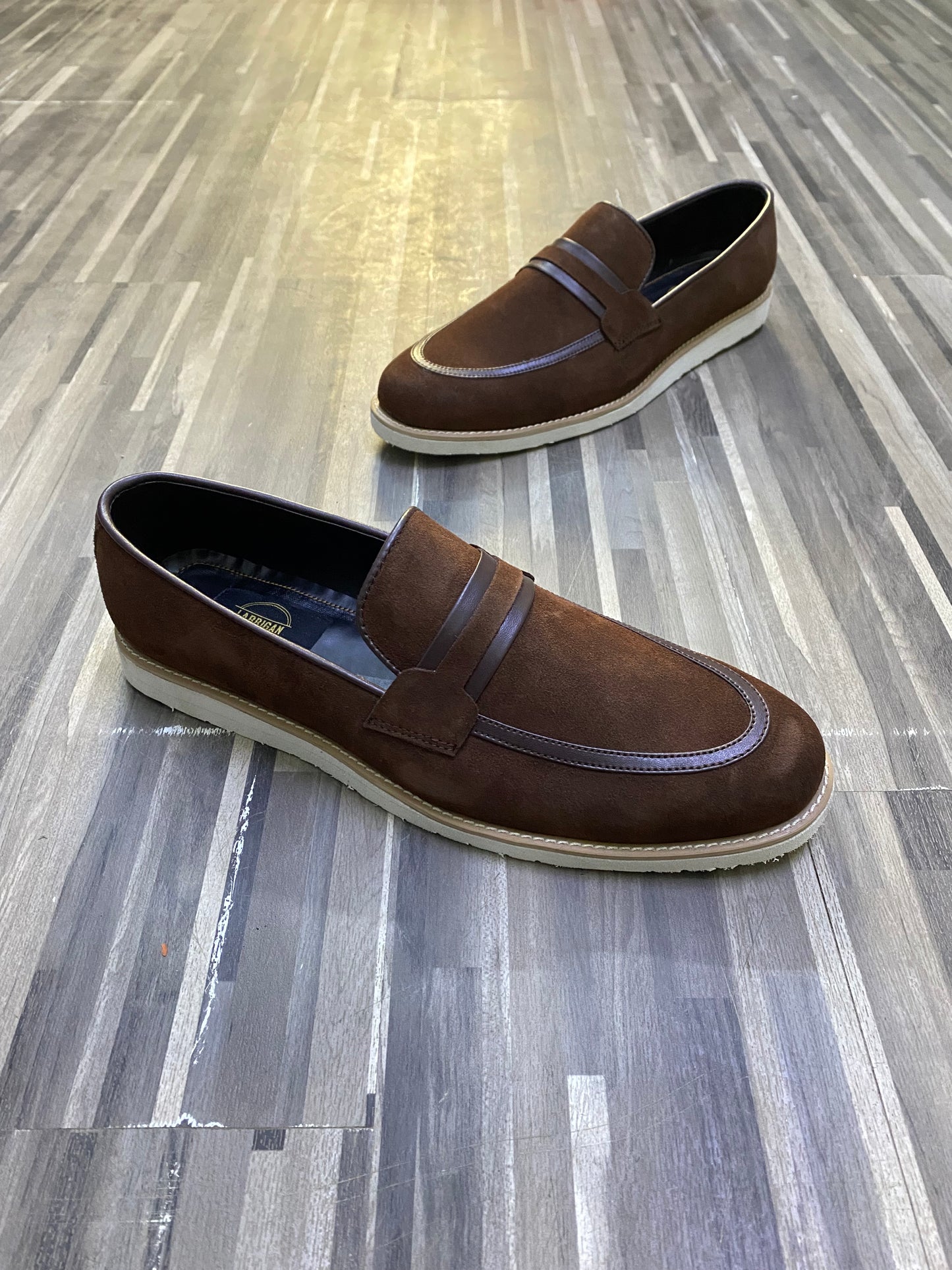 Brown Suede Leather Shoe