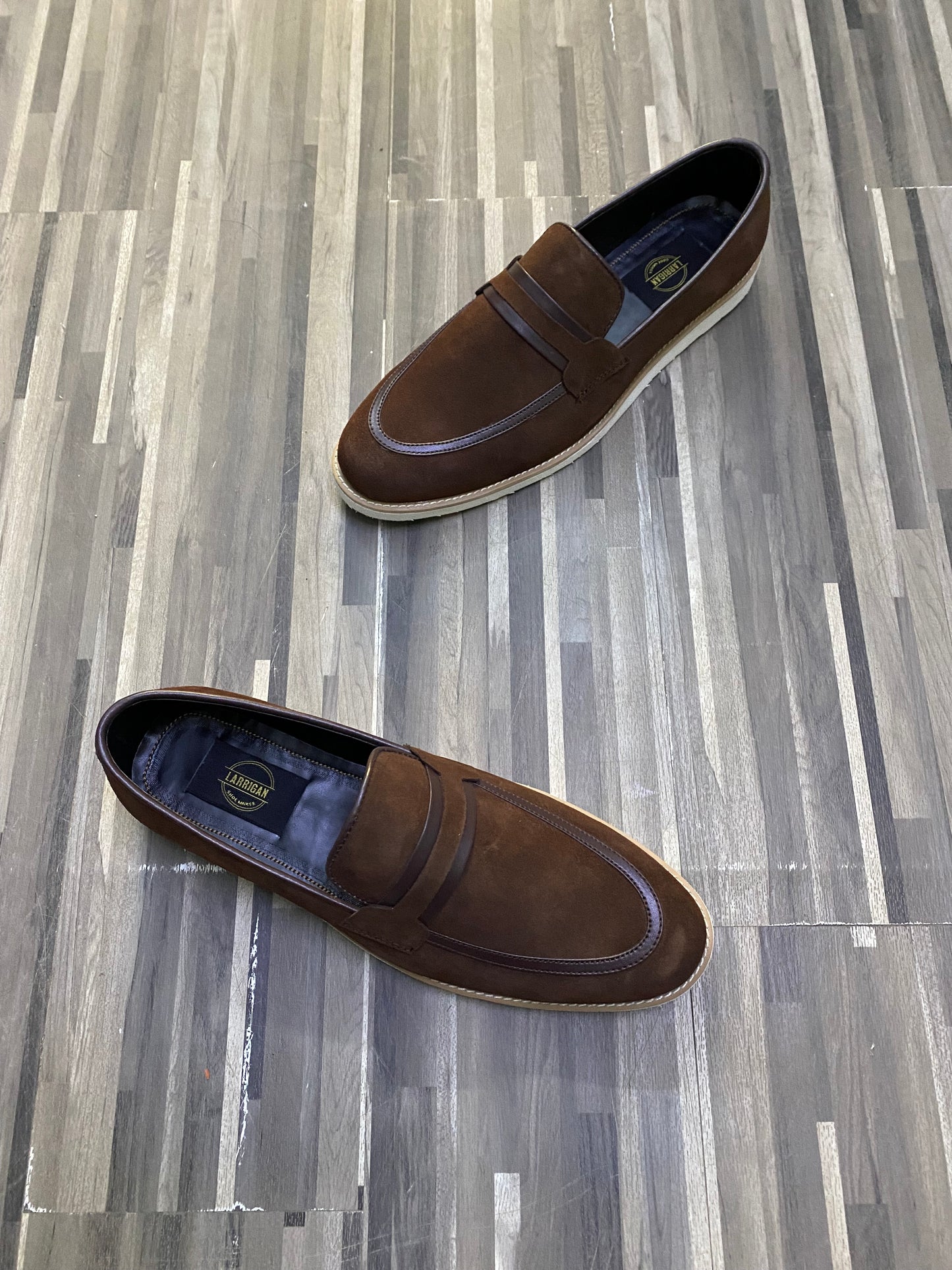 Brown Suede Leather Shoe