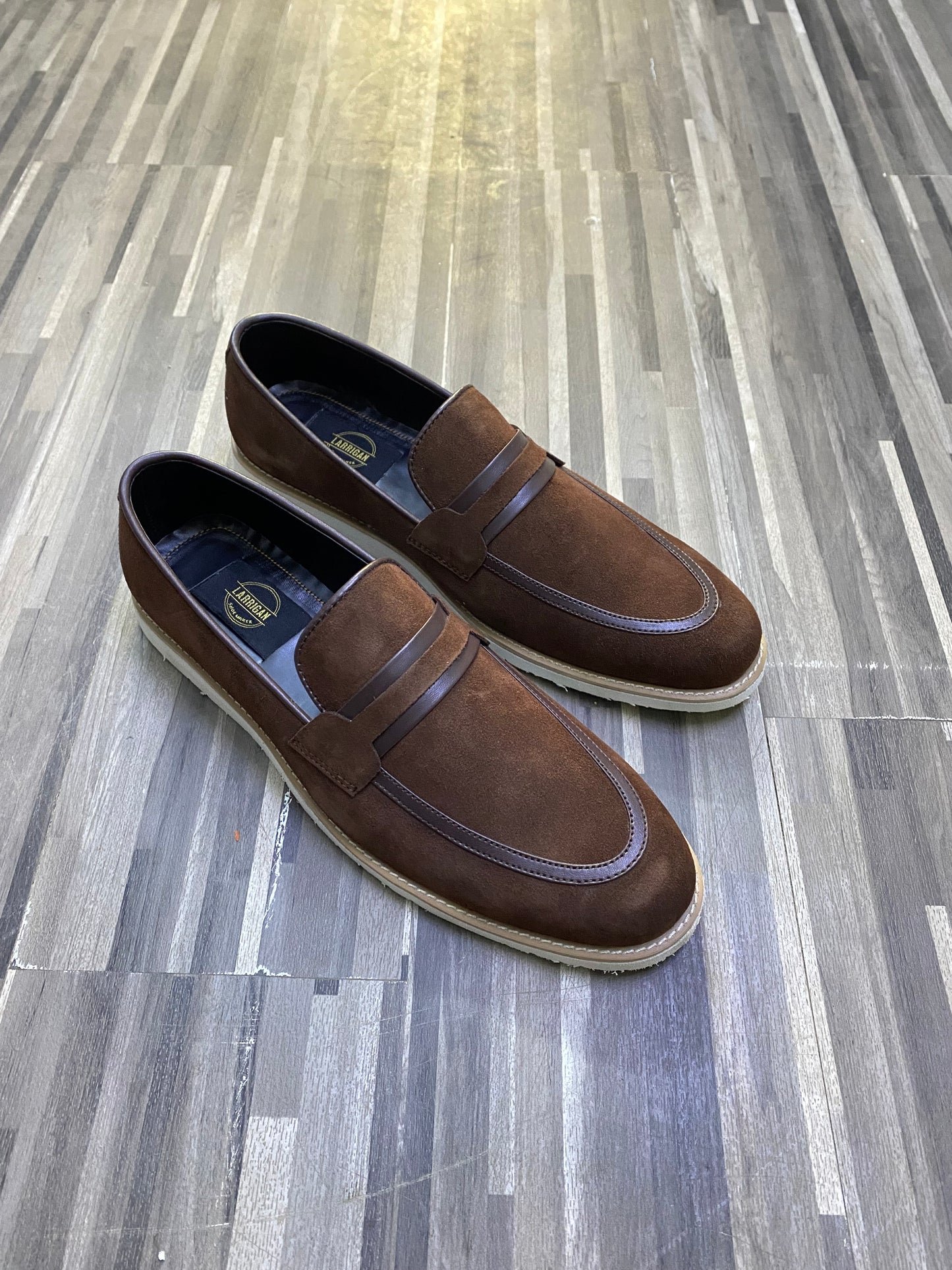 Brown Suede Leather Shoe