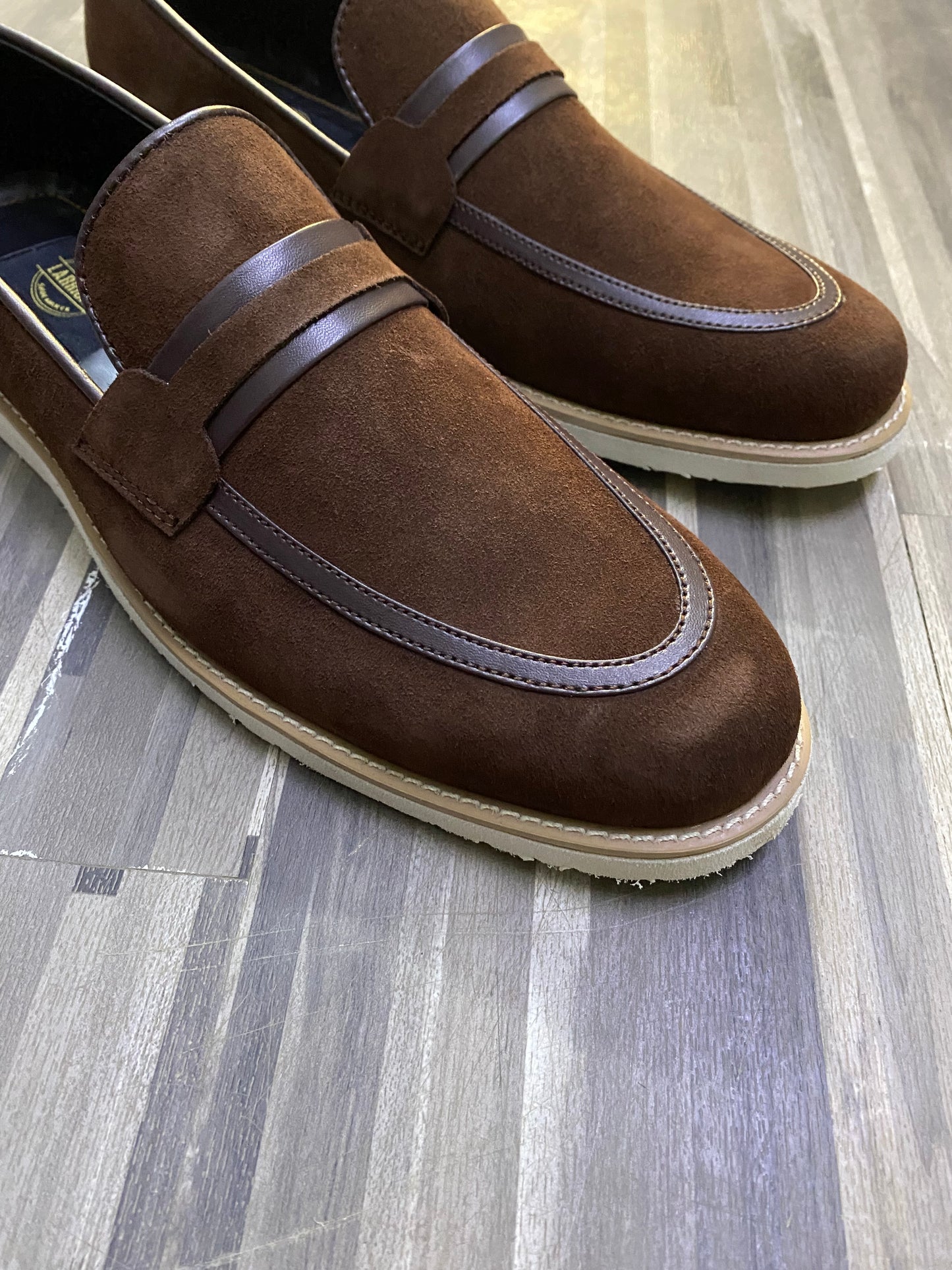 Brown Suede Leather Shoe