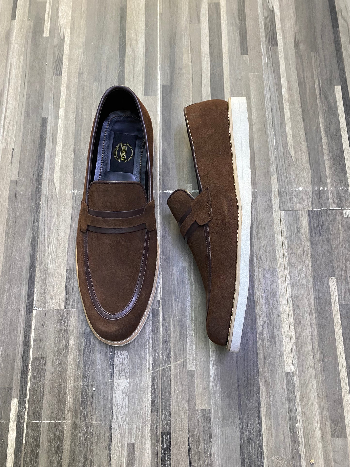 Brown Suede Leather Shoe