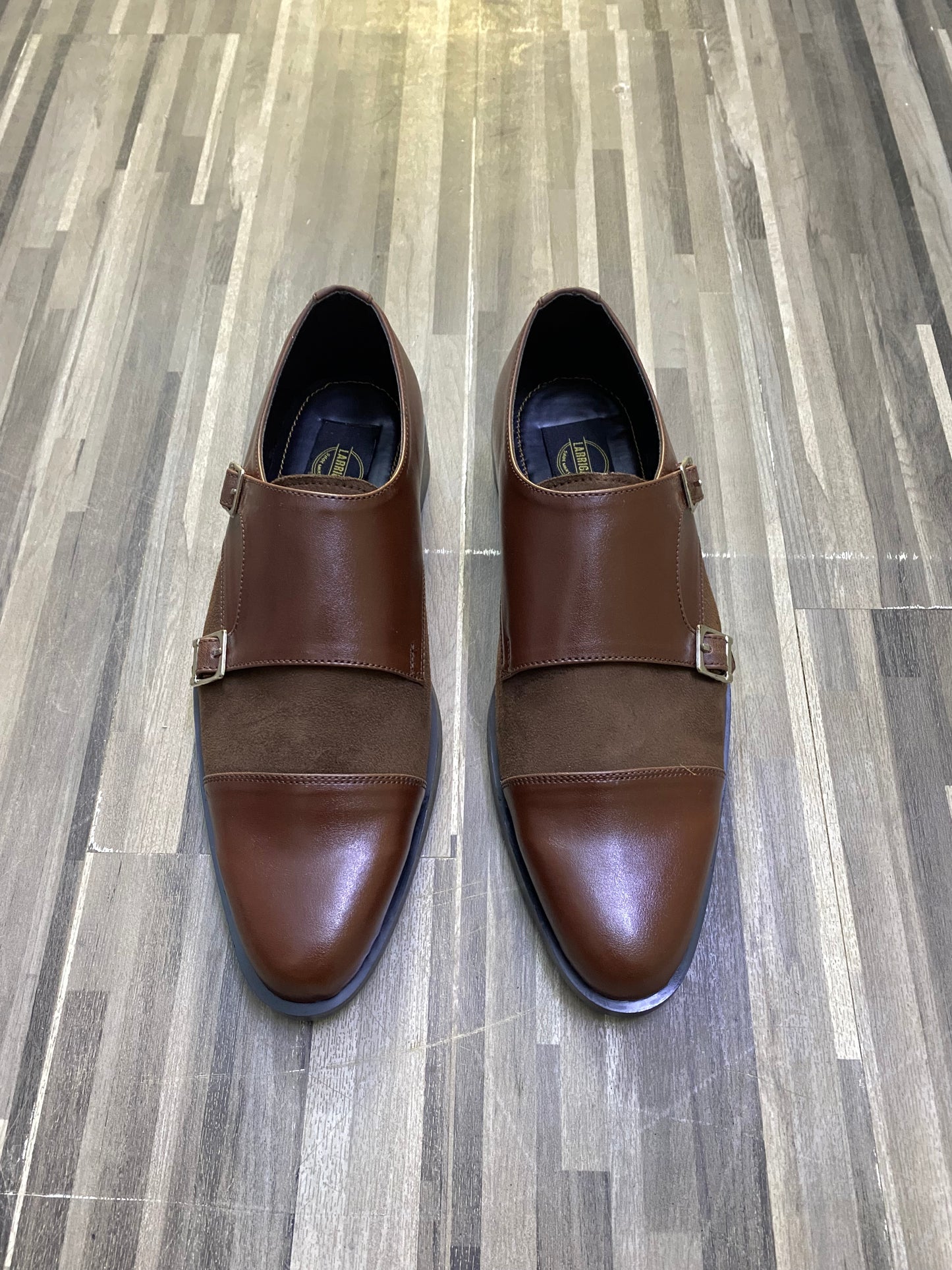 Double Monk Brown Formal Shoe