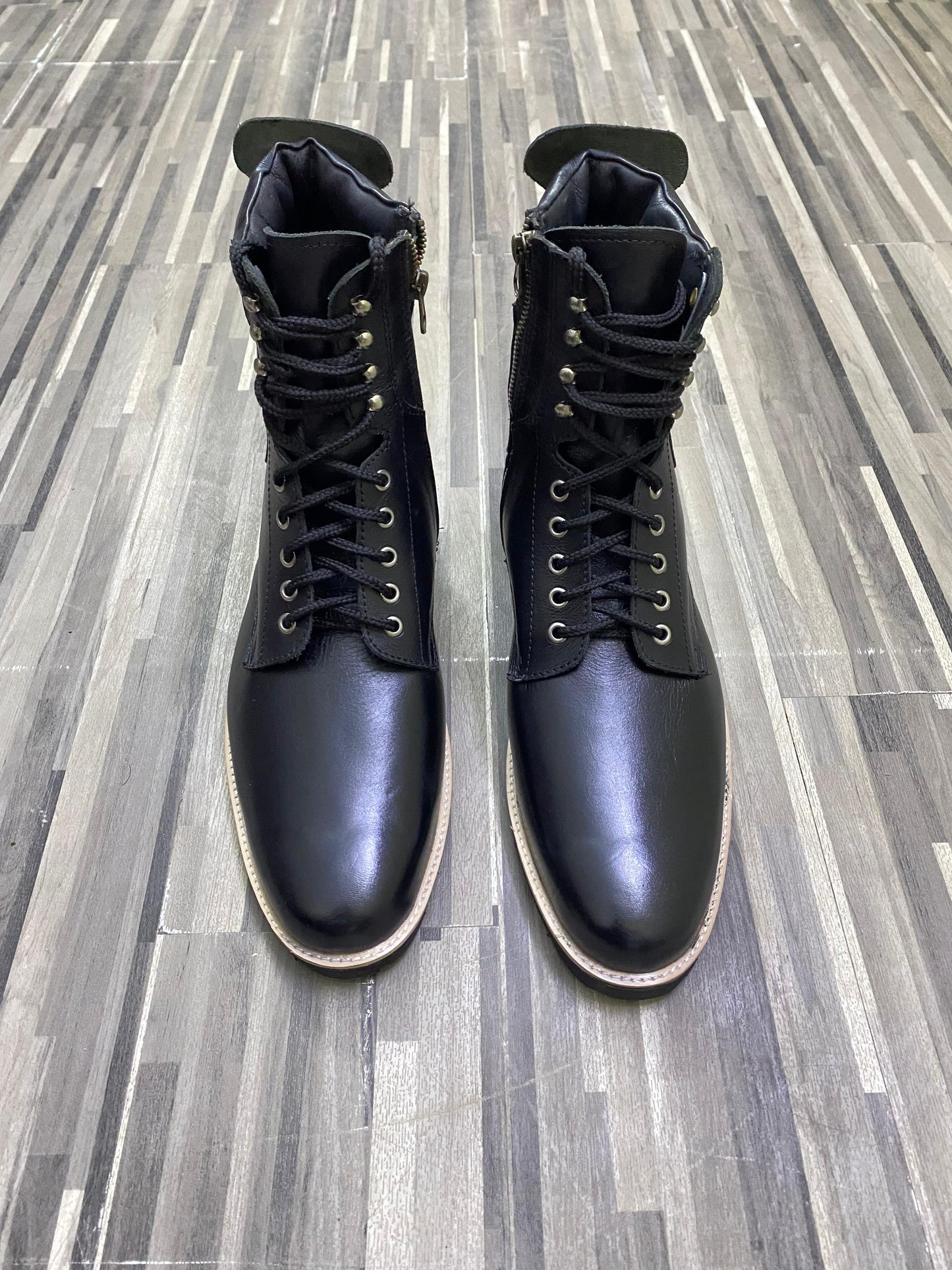 Black Boot with laces