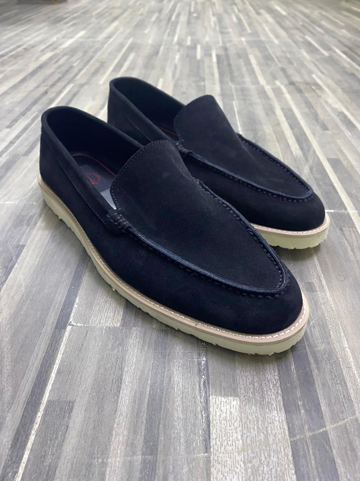 Black Suede Moccasin-8030