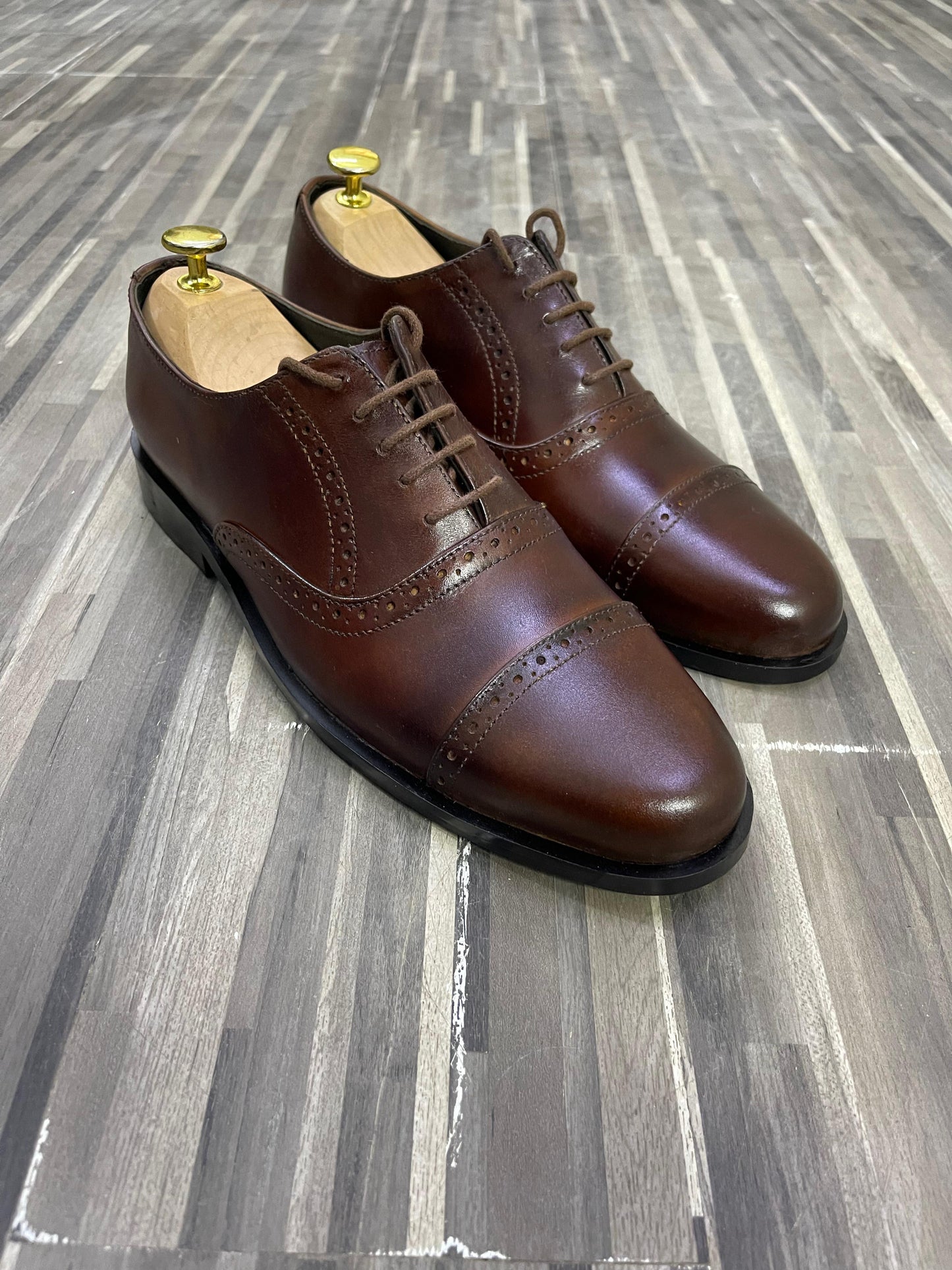 SEMI BROGUE TAN