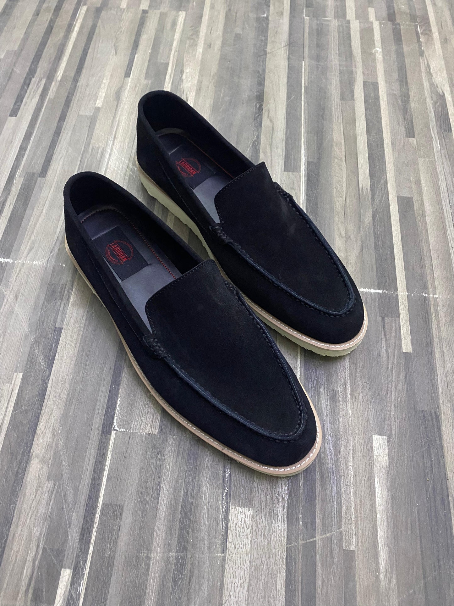 Black Suede Moccasin-8030