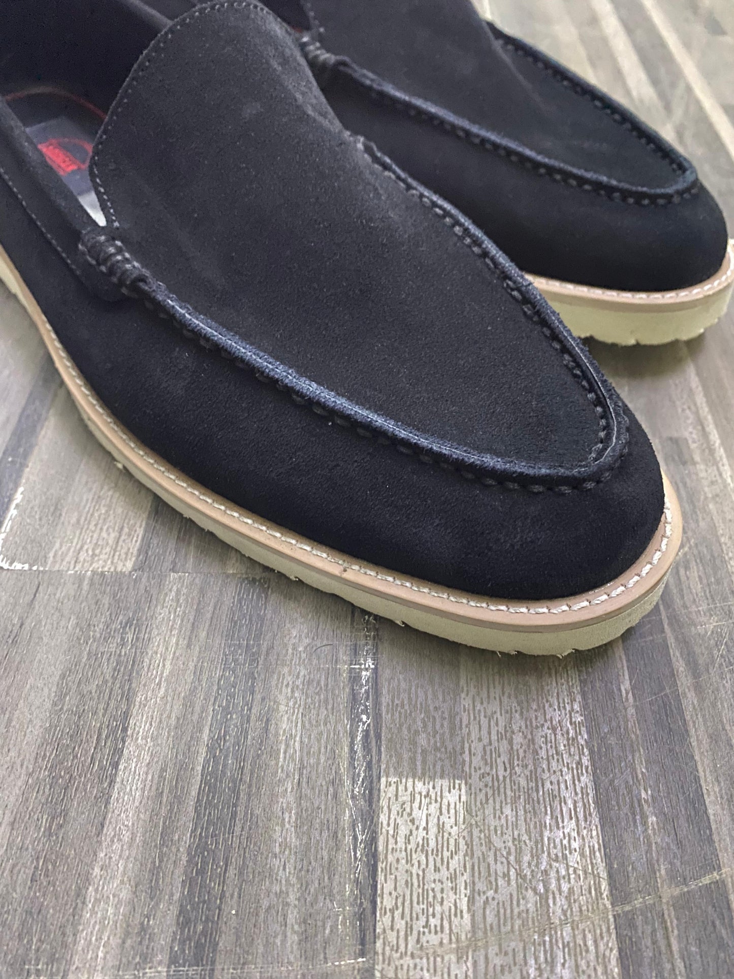 Black Suede Moccasin-8030